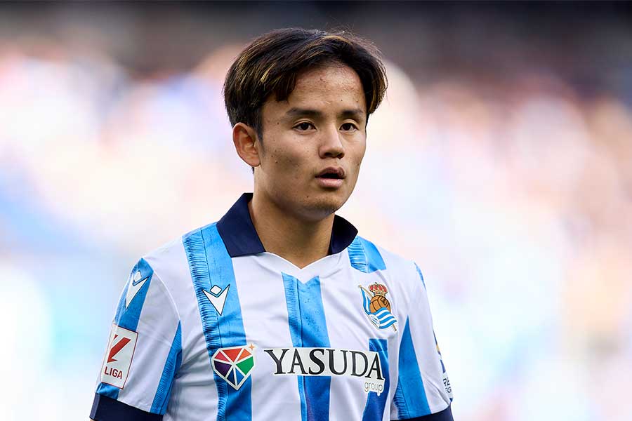 久保建英と少年ファンとのやり取りが話題【写真：Getty Images】