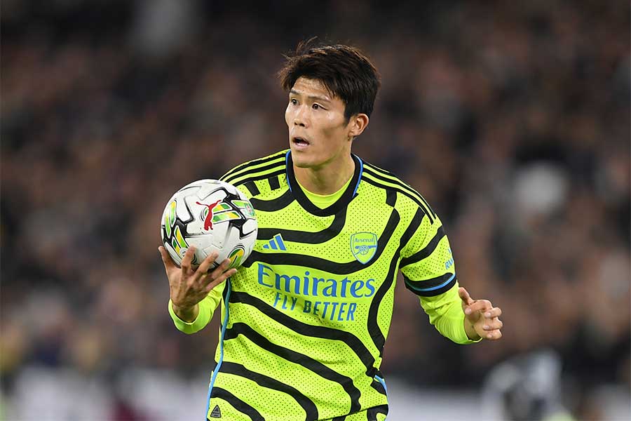 アーセナルでプレーする冨安健洋【写真：Getty Images】