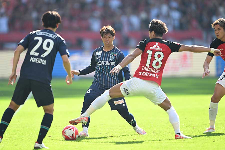 ルヴァン杯決勝は福岡が前半で2点をリード【写真：徳原隆元】