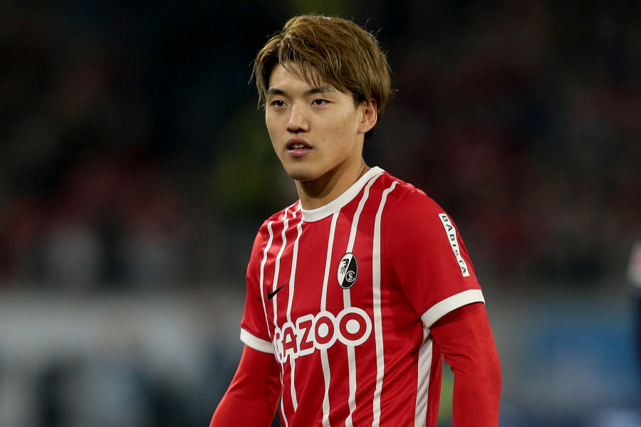 今季フライブルクで活躍を見せる堂安律【写真:Getty Images】