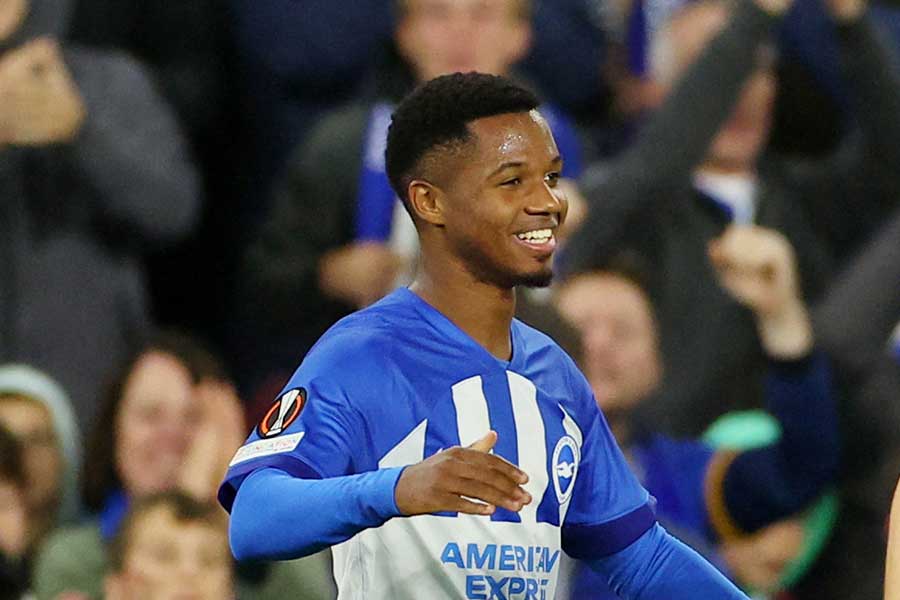 ブライトンに期限付き移籍中のアンス・ファティ【写真：ロイター】