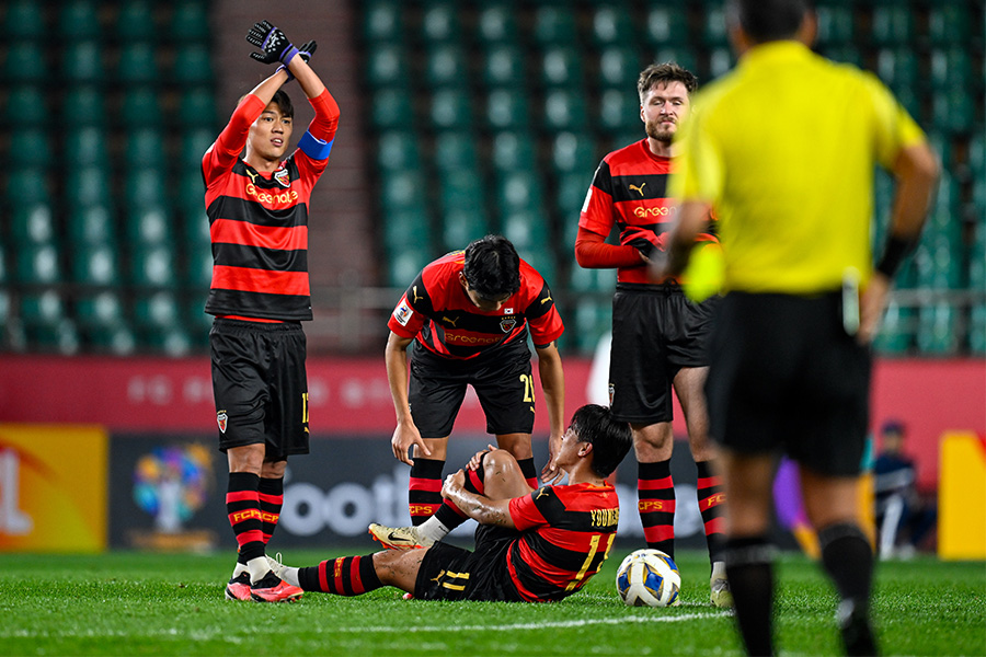 コ・ヨンジュンが浦和戦で負傷交代に【写真：2023 Asian Football Confederation (AFC)】