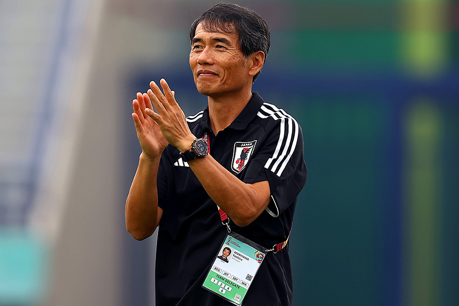 森山佳郎は「いやー、本当に苦しい苦しいゲームで」と安堵の言葉【写真：Getty Images】