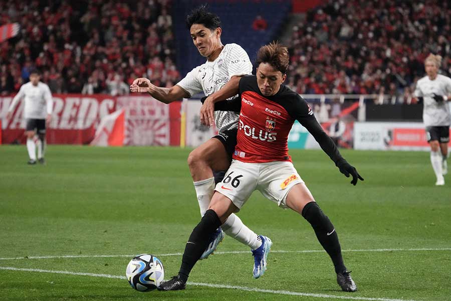 神戸に敗れ今季J1優勝の可能性が潰えた浦和【写真：Getty Images】