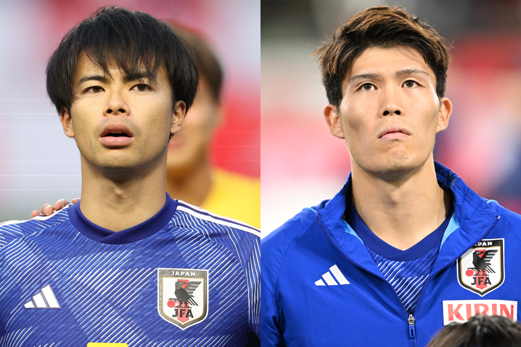 三笘薫と冨安健洋が日本代表に合流【写真：高橋 学 ＆ 徳原隆元】