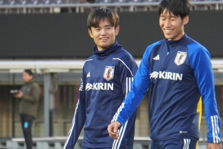 11月の2連戦に挑む久保建英【写真：FOOTBALL ZONE編集部】