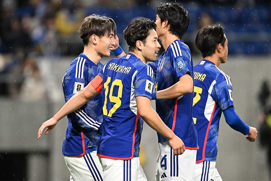 日本は5-0で完勝を収めた【写真：徳原隆元】