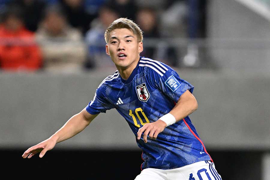 日本代表の堂安律【写真：徳原隆元】