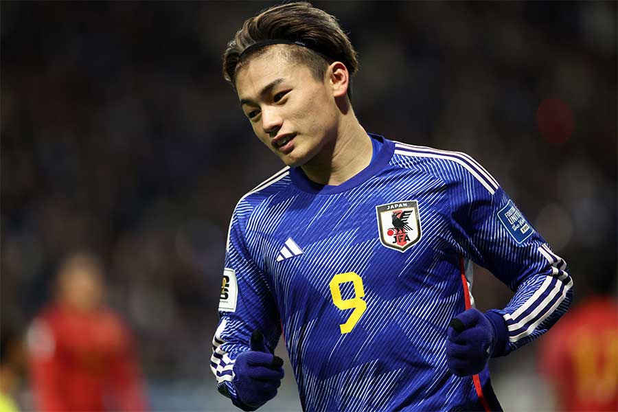 日本代表の上田綺世【写真：Getty Images】