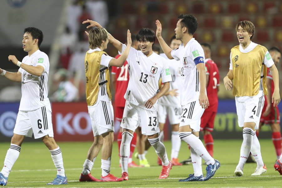 日本はオマーン戦勝利でオーストラリアを抜いてグループ2位に浮上【写真：AP】