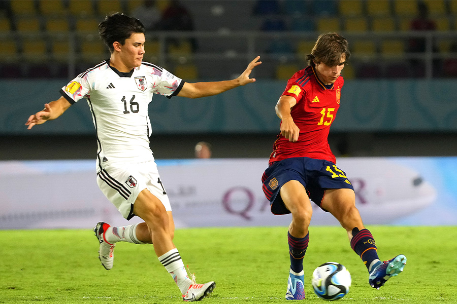 U-17日本代表、スペイン戦は1-1で後半へ【写真：Getty Images】