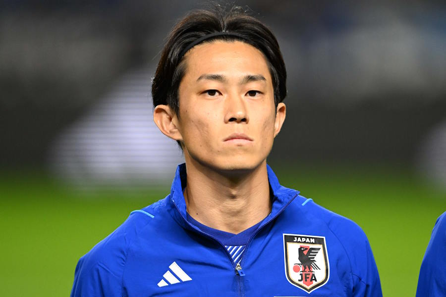 日本代表の毎熊晟矢【写真：徳原隆元】