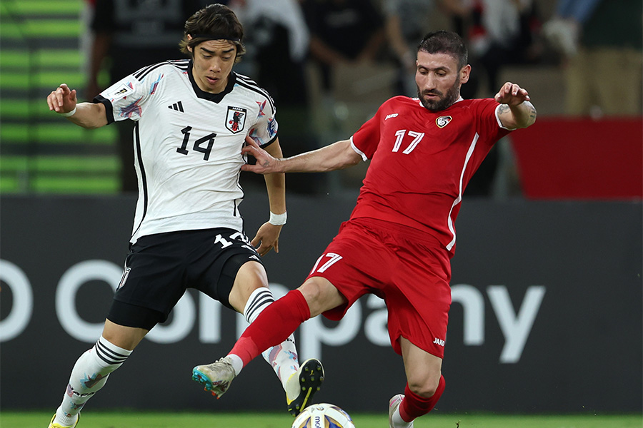 日本代表がシリア相手に4点をリード【写真:Getty Images】