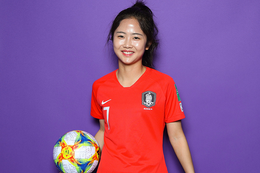 韓国女子代表のMFイ・ミナ【写真：Getty Images】