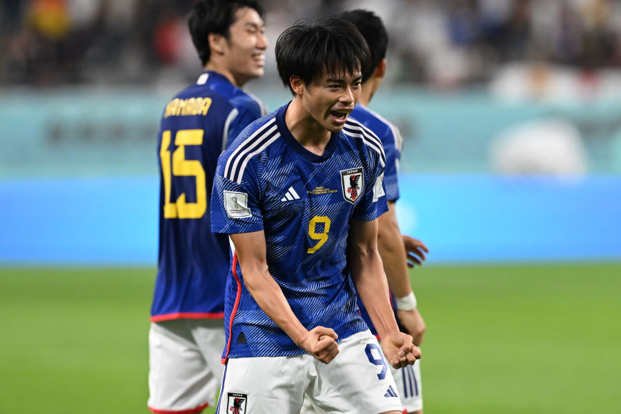 日本代表MF三笘薫【写真：徳原隆元 （FOOTBALL ZONE特派）】