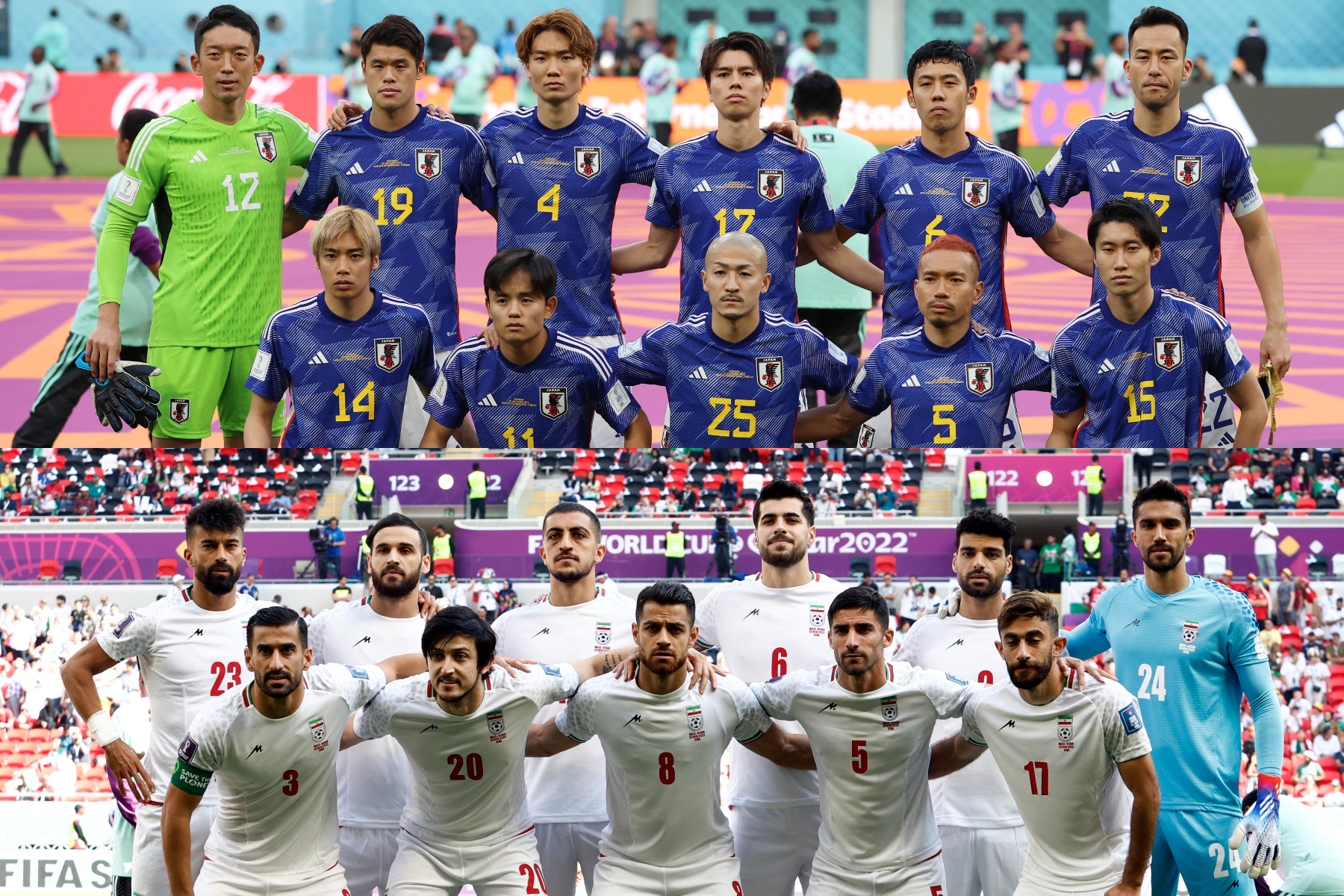 日本代表に続きイラン代表のロッカールームにも注目【写真：ロイター】