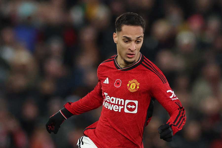 マンチェスター・ユナイテッドのアントニー【写真：ロイター】