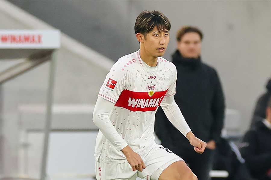 シュツットガルトの伊藤洋輝【写真：Getty Images】