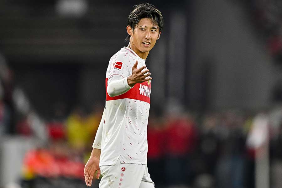 シュツットガルトの伊藤洋輝【写真:Getty Images】