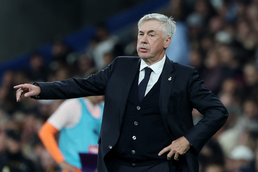 レアルのカルロ・アンチェロッティ監督【写真：ロイター】