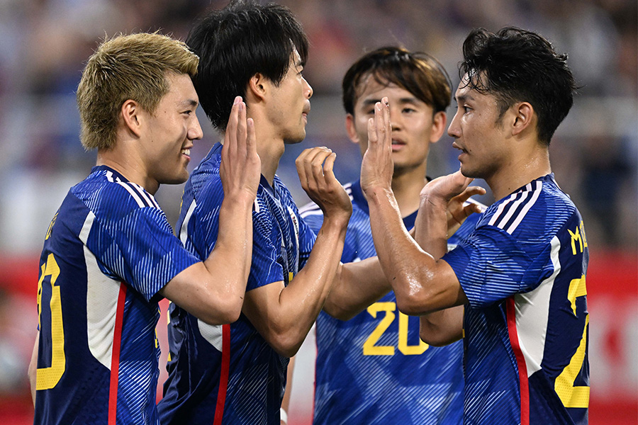 日本代表のFIFAランキングが17位にアップ【写真：徳原隆元】