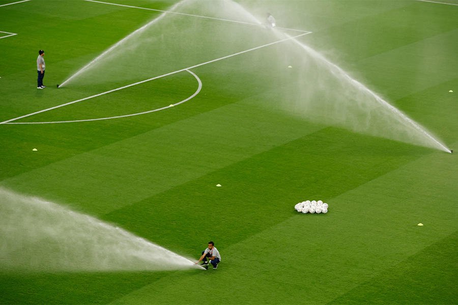 カタール・ワールドカップのピッチコンディションは?【写真:ロイター】