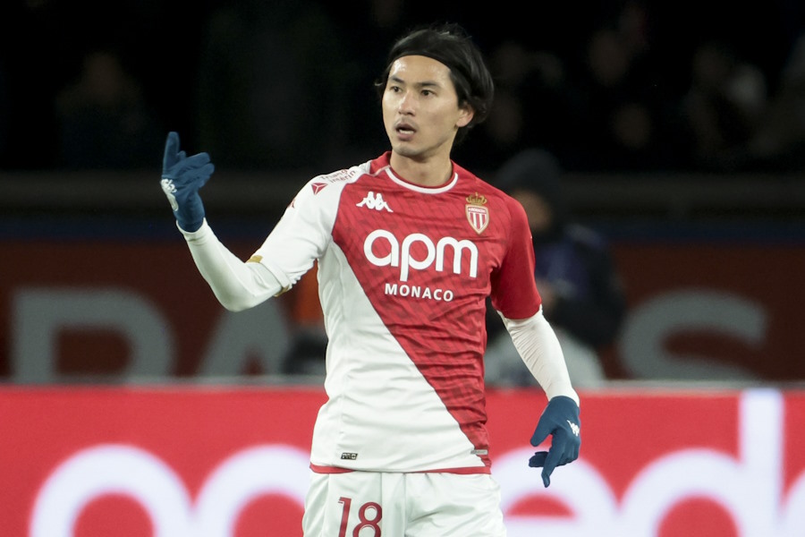 モナコでプレーする南野拓実【写真：Getty Images】