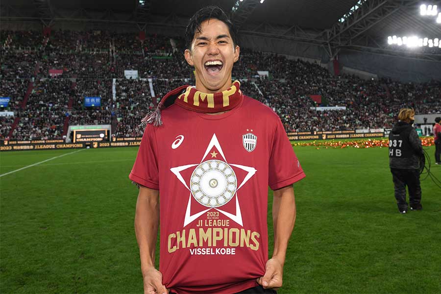 神戸の武藤嘉紀【写真:徳原隆元】