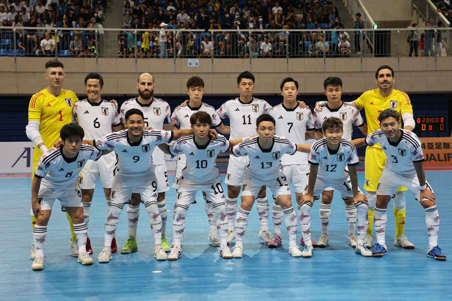 代表メンバーが発表【写真：Futsal X / 河合 拓】