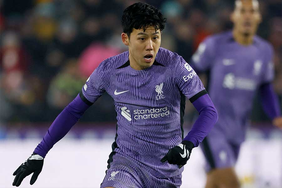 リバプールの遠藤航【写真：Getty Images】