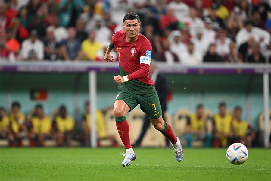 クリスティアーノ・ロナウドのW杯”ラストダンス”はどうなる？ 【写真：徳原隆元（FOOTBALL ZONE特派）】