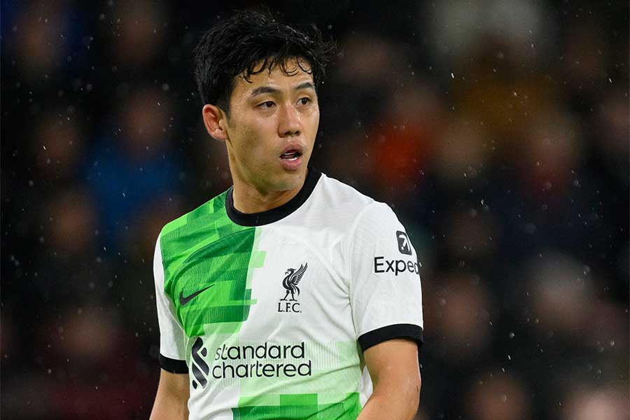 リバプールの遠藤航【写真：Getty Images】