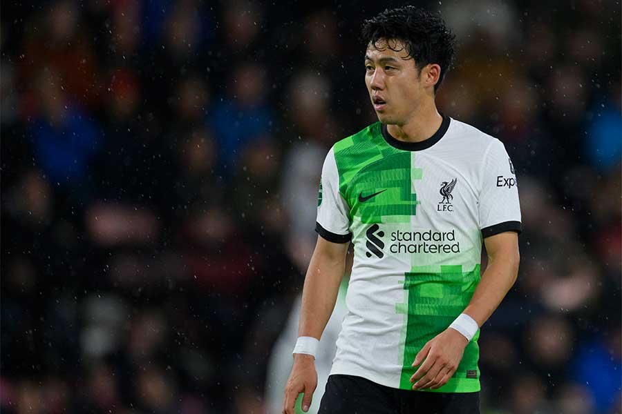 リバプールの遠藤航【写真：Getty Images】
