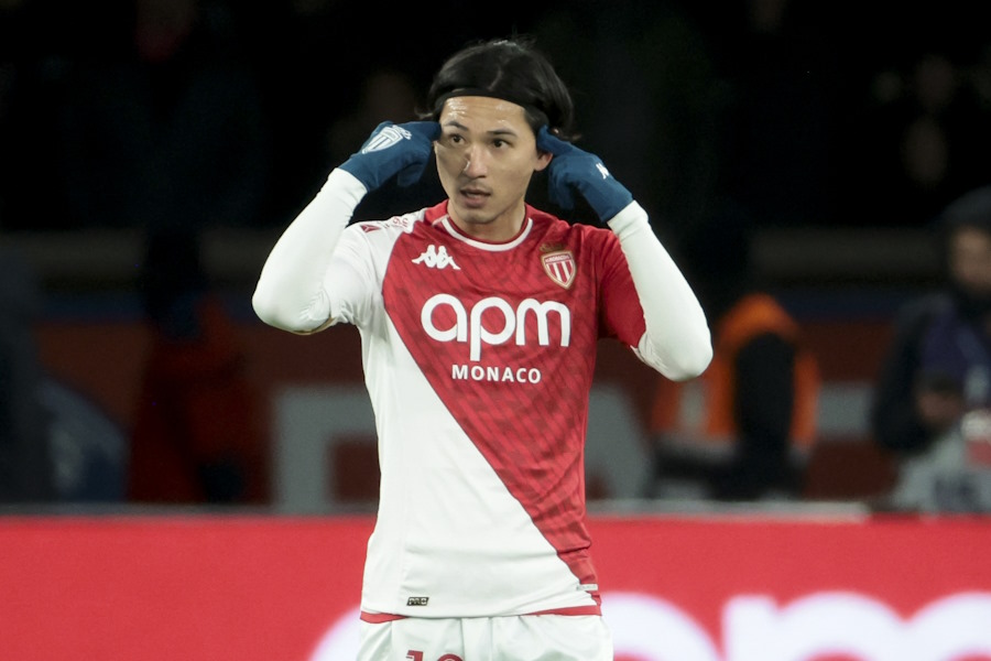 モナコでプレーする南野拓実【写真：Getty Images】