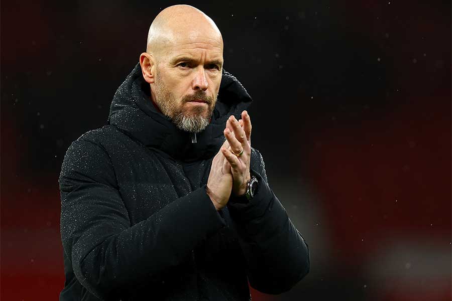 マンUのエリック・テン・ハフ監督【写真：ロイター】