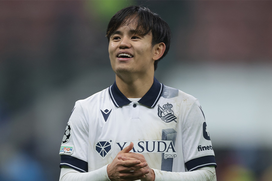 久保建英が試合後にピザを配達?【写真:Getty Images】