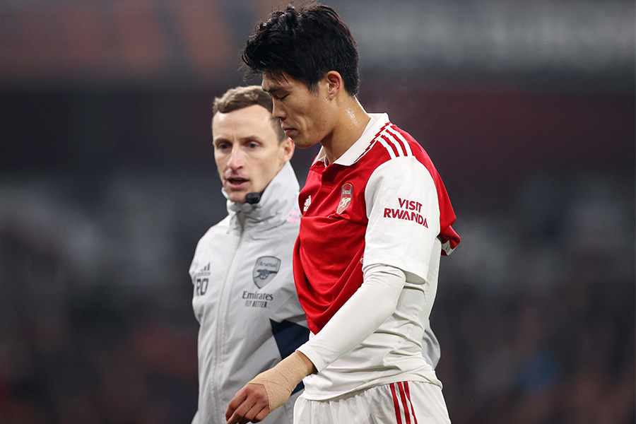 アーセナルでプレーする冨安健洋【写真:Getty Images】