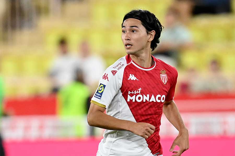 モナコの南野拓実【写真：Getty Images】