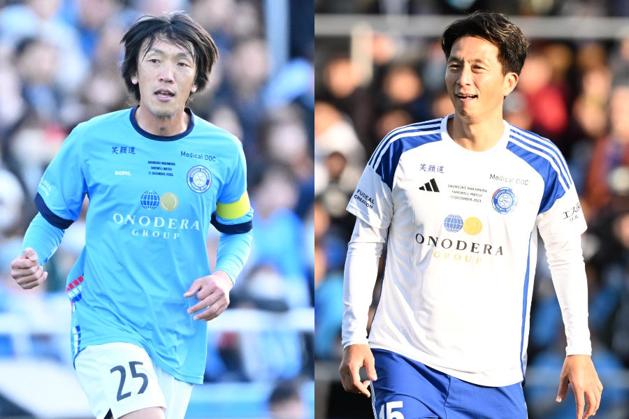 中村俊輔氏と福西崇史氏【写真：徳原隆元】