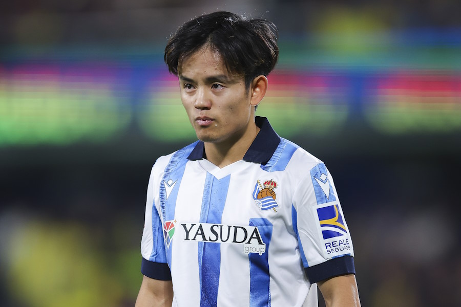 ソシエダでプレーする久保建英【写真：Getty Images】