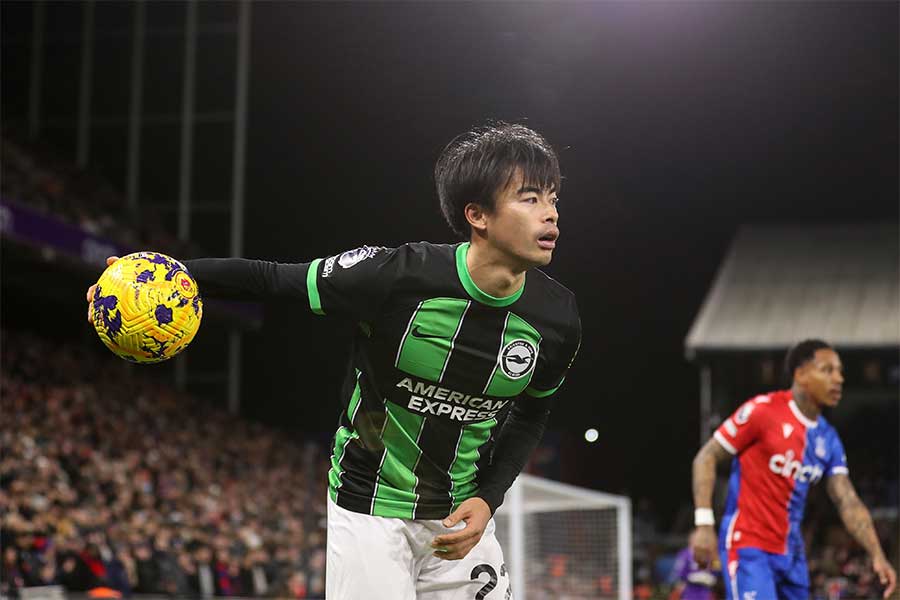 不調が続くブライトンの三笘薫【写真：Getty Images】