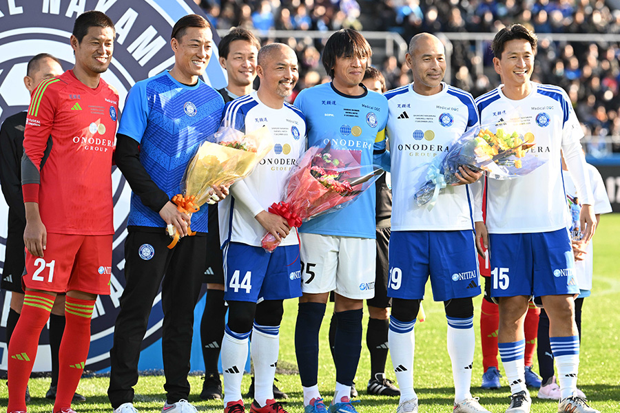 小野伸二が中村俊輔引退試合を回想【写真:徳原隆元】