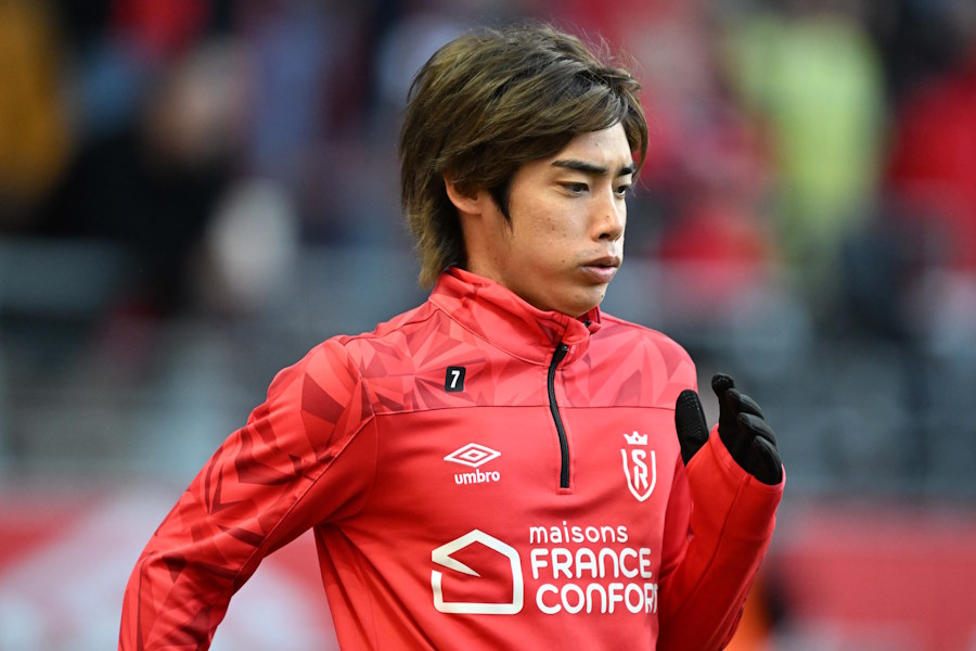 スタッド・ランスで活躍する伊東純也【写真:Getty Images】