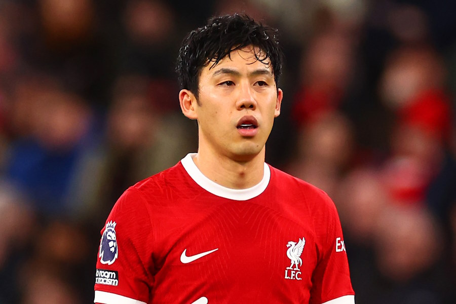 リバプールで奮闘する遠藤航【写真:Getty Images】