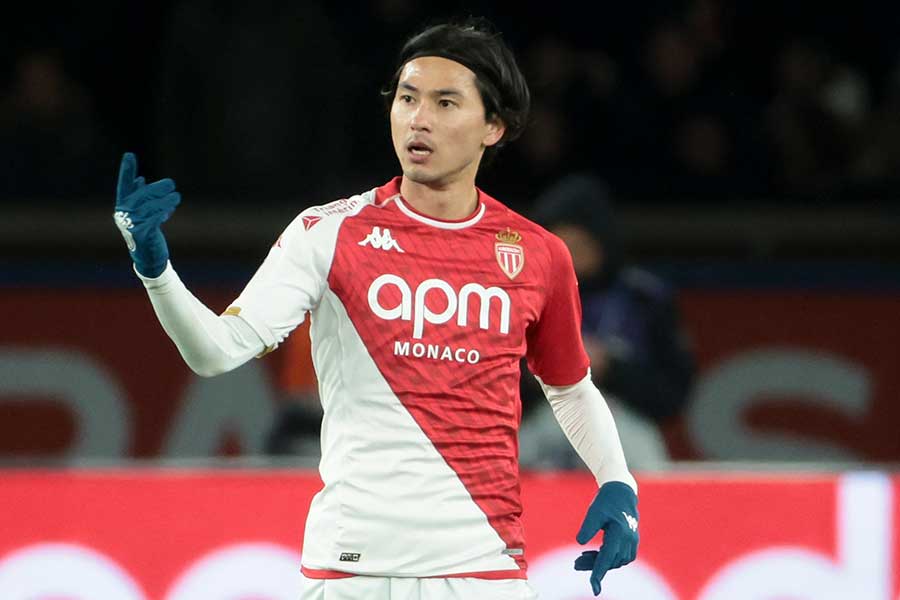 モナコでプレーする南野拓実【写真：Getty Images】