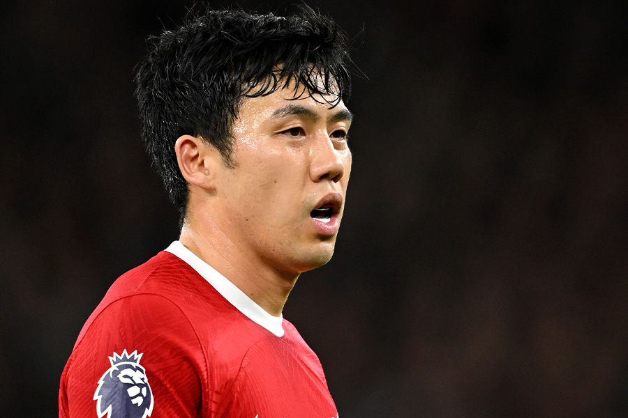 リバプールで奮闘する遠藤航【写真:Getty Images】