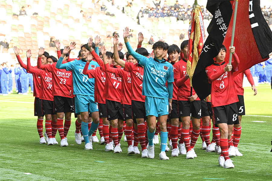 帝京大可児がエースの同点弾から逆転勝利【写真：徳原隆元】