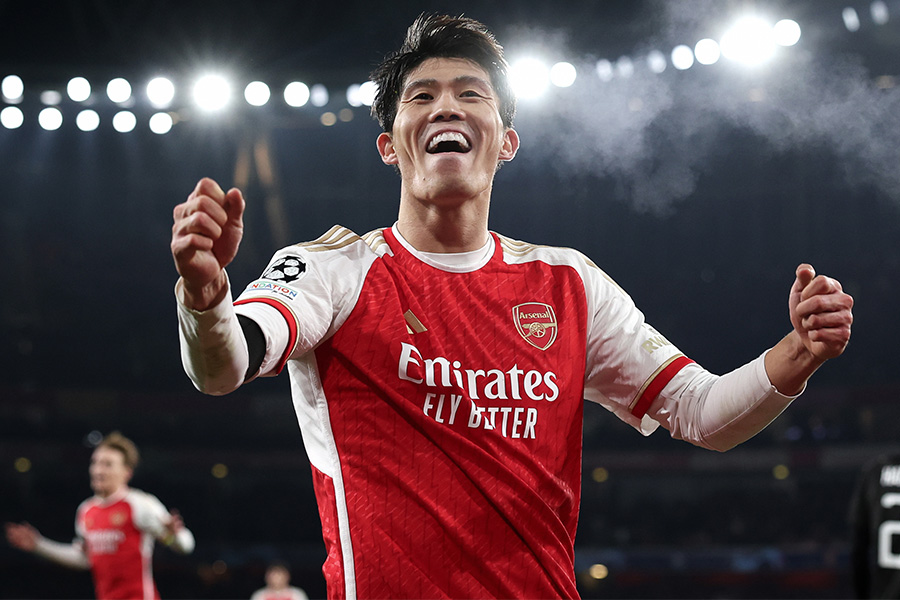 冨安健洋がRCランス戦で2アシストの活躍【写真：Getty Images】