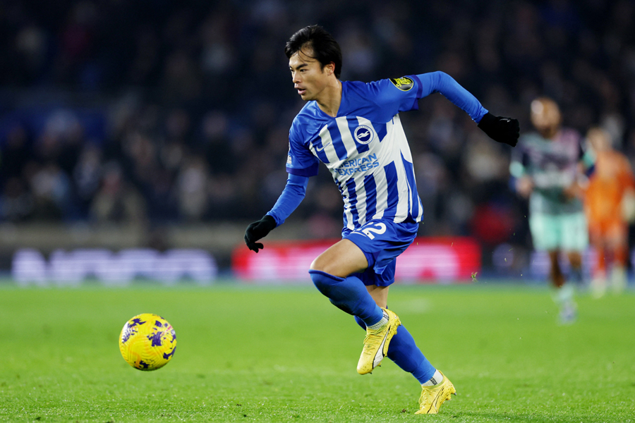 ブライトンの三笘薫【写真：ロイター】