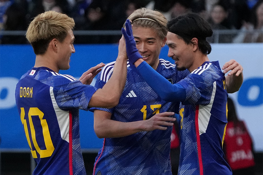 日本代表が5-0で快勝スタート【写真：Getty Images】